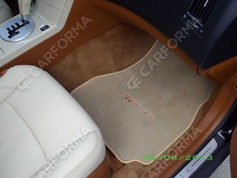 Ворсовые коврики на Infiniti FX I 2003&nbsp;-&nbsp;2008 в Хабаровске