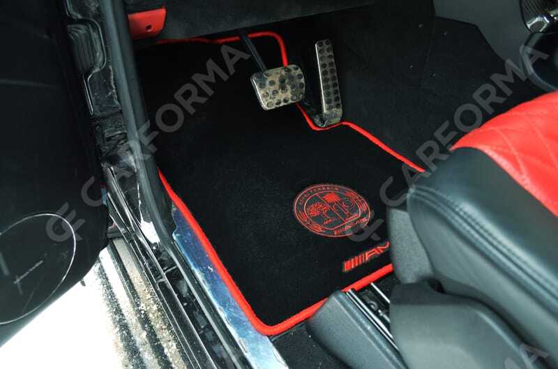 Ворсовые коврики на Mercedes G (W463) рестайлинг 2001&nbsp;-&nbsp;2018 в Хабаровске