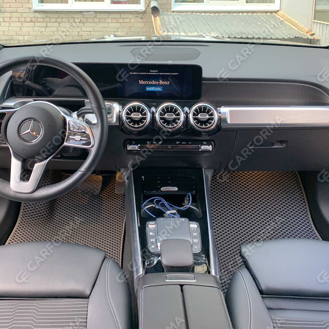 Ворсовые коврики на Mercedes GLB (X247) 2019&nbsp;-&nbsp;2026 в Хабаровске