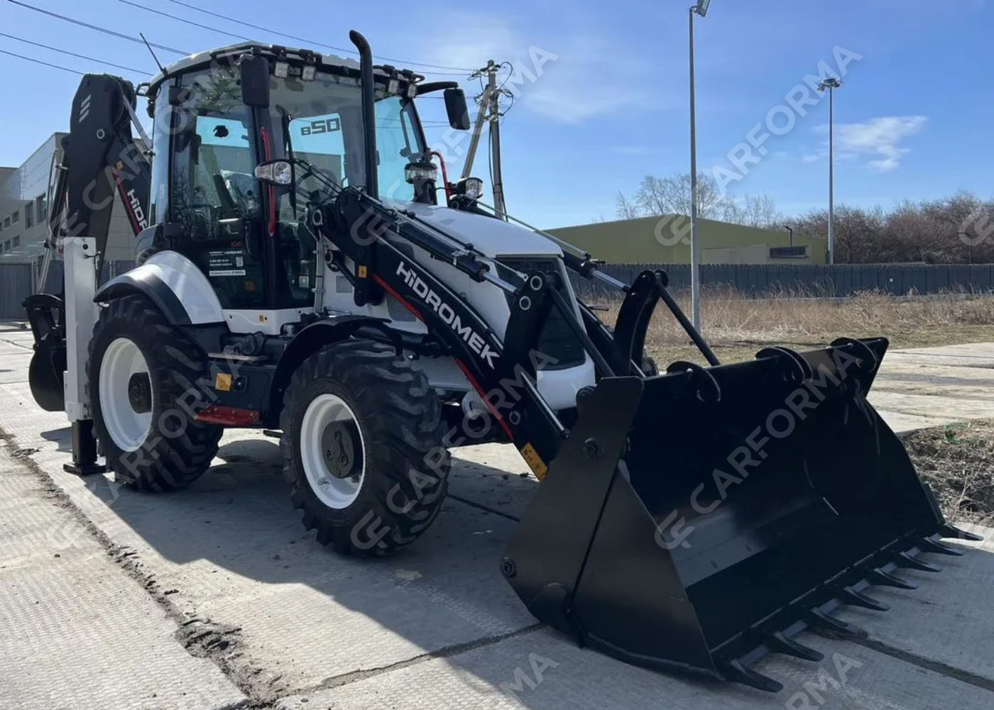 EVA коврики на Спецтехника Экскаватор-погрузчик Hidromek HMK 102B Alpha K4 2022&nbsp;-&nbsp;2026 в Хабаровске