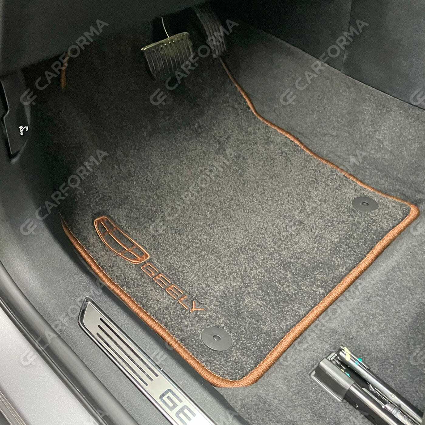 Ворсовые коврики на Geely Monjaro Гибрид 2022&nbsp;-&nbsp;2026 в Хабаровске