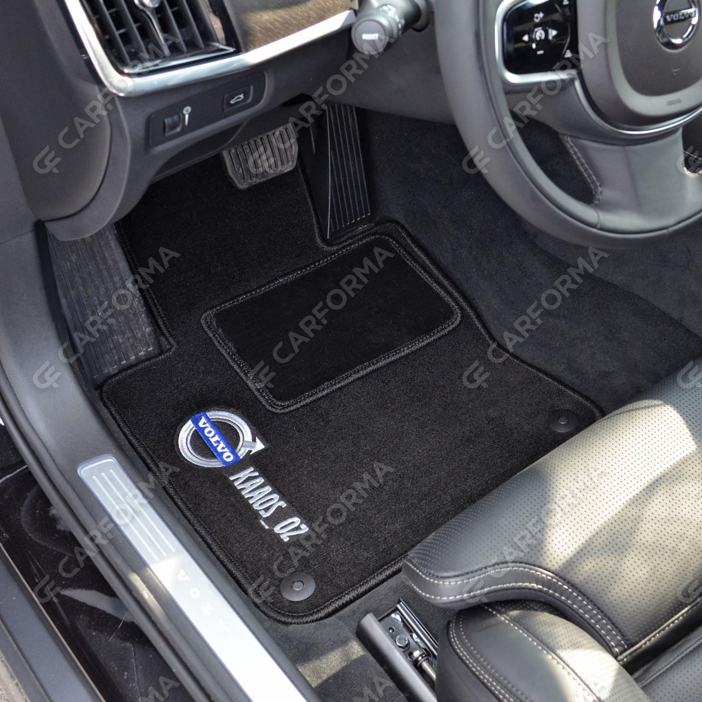 Ворсовые коврики на Volvo S90 II 2016&nbsp;-&nbsp;2026 в Хабаровске