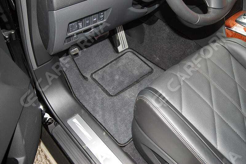 Ворсовые коврики на Infiniti QX70 2013&nbsp;-&nbsp;2019 в Хабаровске