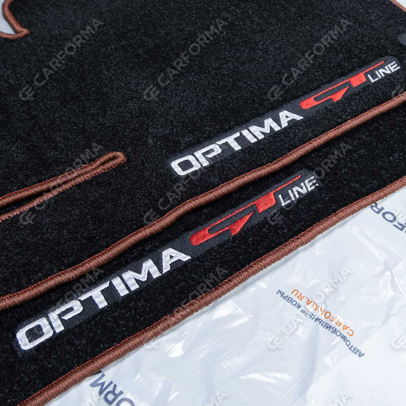 Ворсовые коврики на KIA Optima II 2016&nbsp;-&nbsp;2020 в Хабаровске