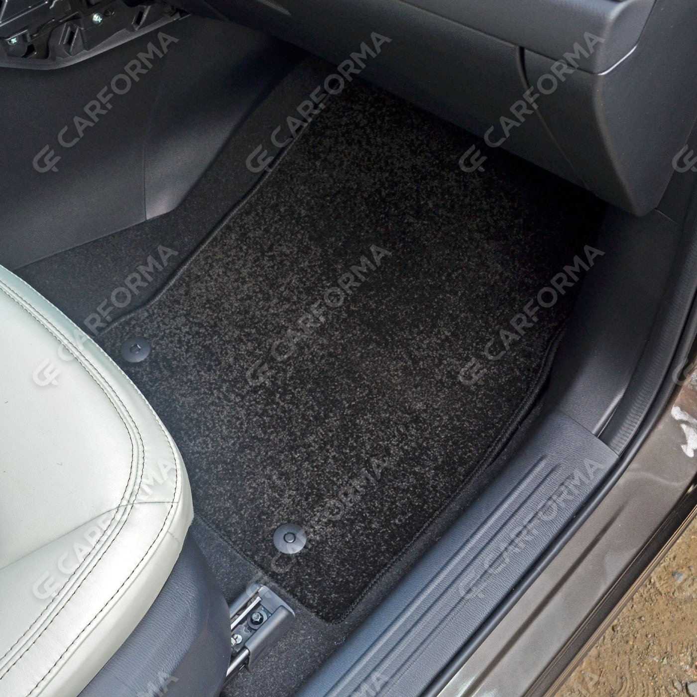 Ворсовые коврики на Mazda CX5 II 2016&nbsp;-&nbsp;2026 в Хабаровске