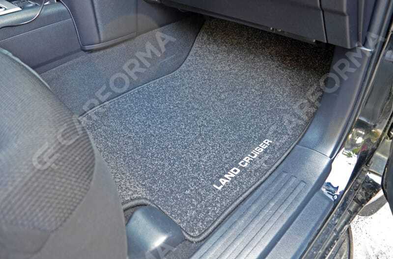 Ворсовые коврики на Toyota Land Cruiser Prado 150 2009&nbsp;-&nbsp;2023 в Хабаровске