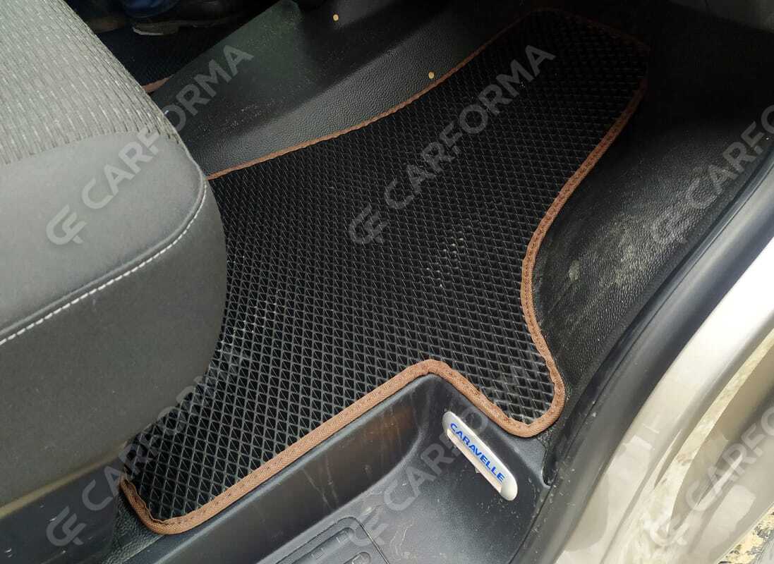 Ворсовые коврики на Volkswagen Caravelle (T6) 2015&nbsp;-&nbsp;2019 в Хабаровске