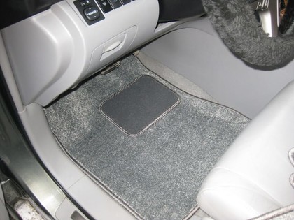 Ворсовые коврики на Toyota Highlander II 2007 - 2013 в Хабаровске Ворсовые коврики на Toyota Highlander II 2007 - 2013 в Хабаровске