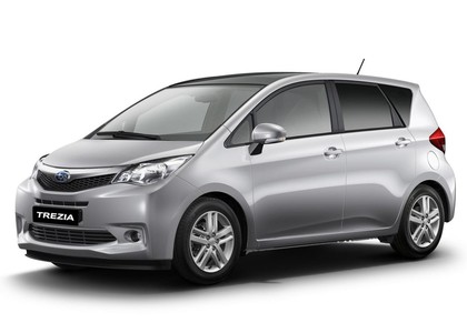 Ворсовые коврики на Subaru Trezia 2010&nbsp;-&nbsp;2016 в Хабаровске