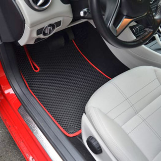 Ворсовые коврики на Mercedes GLA (X156) 2014 - 2020 в Хабаровске Ворсовые коврики на Mercedes GLA (X156) 2014 - 2020 в Хабаровске