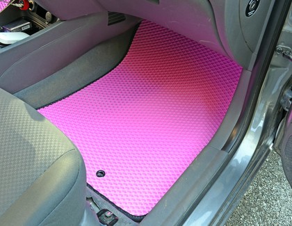 Ворсовые коврики на KIA Rio II 2005 - 2011 в Хабаровске Ворсовые коврики на KIA Rio II 2005 - 2011 в Хабаровске