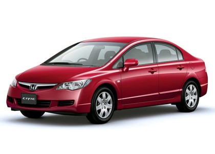 Ворсовые коврики на Honda Civic VIII 4d 2006&nbsp;-&nbsp;2011 в Хабаровске