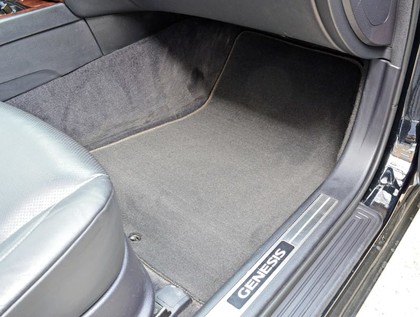 Ворсовые коврики на Hyundai Genesis I 2008 - 2014 в Хабаровске Ворсовые коврики на Hyundai Genesis I 2008 - 2014 в Хабаровске