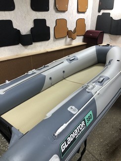 Ворсовые коврики на Лодки Gladiator 380 НДНД  в Хабаровске