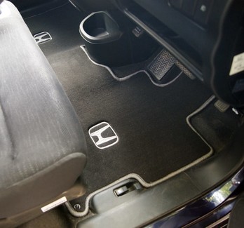 Ворсовые коврики на Honda Zest 2006&nbsp;-&nbsp;2012 в Хабаровске