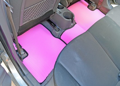 Ворсовые коврики на KIA Rio II 2005 - 2011 в Хабаровске Ворсовые коврики на KIA Rio II 2005 - 2011 в Хабаровске