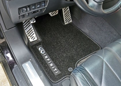 Ворсовые коврики на Infiniti QX70 2013 - 2019 в Хабаровске Ворсовые коврики на Infiniti QX70 2013 - 2019 в Хабаровске