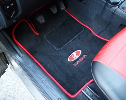 Ворсовые коврики на Lada (ВАЗ) Kalina 2004&nbsp;-&nbsp;2018 в Хабаровске