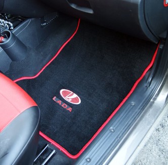 Ворсовые коврики на Lada (ВАЗ) Kalina 2004&nbsp;-&nbsp;2018 в Хабаровске