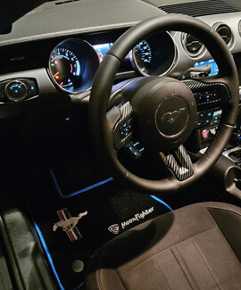 Ворсовые коврики на Ford Mustang VI 2013&nbsp;-&nbsp;2023 в Хабаровске