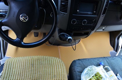 Коврики на Volkswagen Crafter I 2006 - 2017 в Хабаровске Коврики на Volkswagen Crafter I 2006 - 2017 в Хабаровске