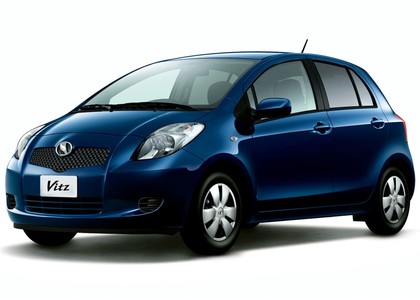 Ворсовые коврики на Toyota Vitz II 2005&nbsp;-&nbsp;2010 в Хабаровске