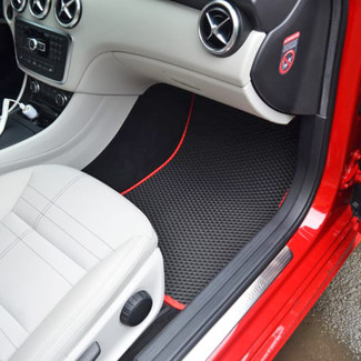 Ворсовые коврики на Mercedes A (W176) 2012 - 2018 в Хабаровске Ворсовые коврики на Mercedes A (W176) 2012 - 2018 в Хабаровске