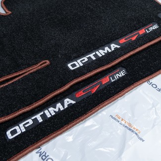 Ворсовые коврики на KIA Optima II 2016&nbsp;-&nbsp;2020 в Хабаровске